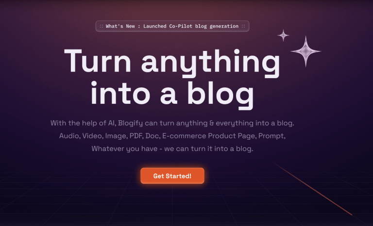 Turn Videos into Blogs with Blogify
