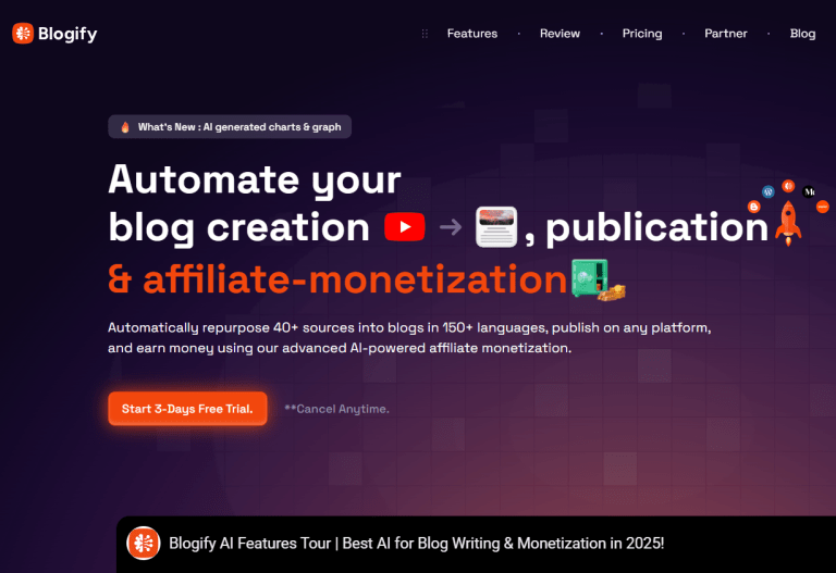 Blogify - The best blogging tool
