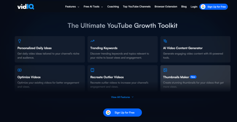 VidIQ: The Best YouTube Keyword Research Tool