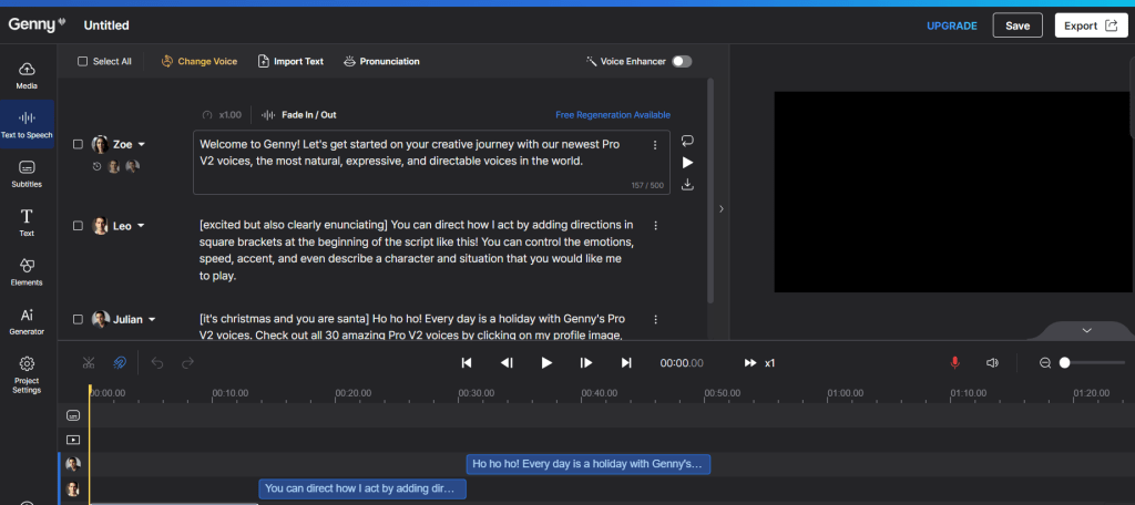 Genny - The Best Text to Speech Tool