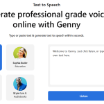 Genny - The Best Text to Speech Tool