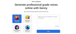 Genny - The Best Text to Speech Tool