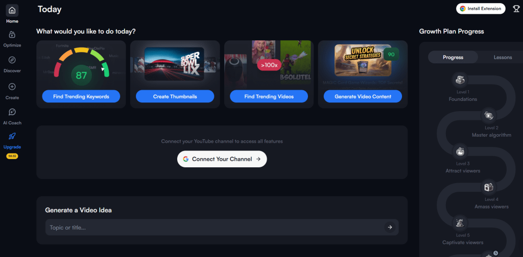 VidIQ: The Best YouTube Keyword Research Tool