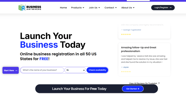 Process to Register a Company in USA: BusinessAnywhere Review