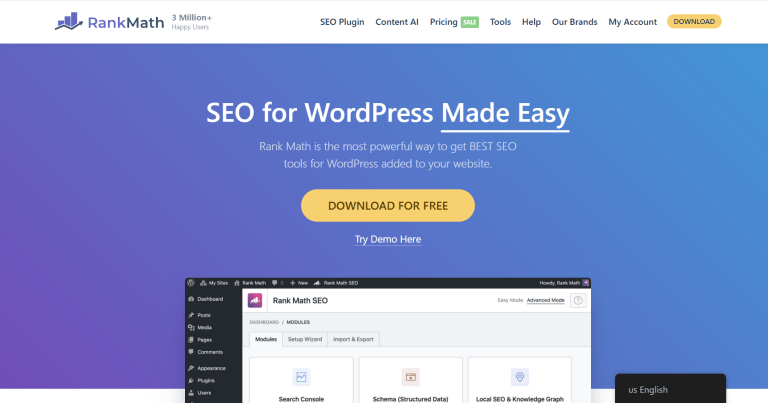 Benefits of the Free SEO Plugin for WordPress: RankMath Review 2025