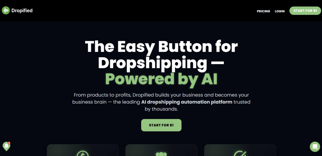 Dropified - AI‑Powered Automation and Smart Margins 