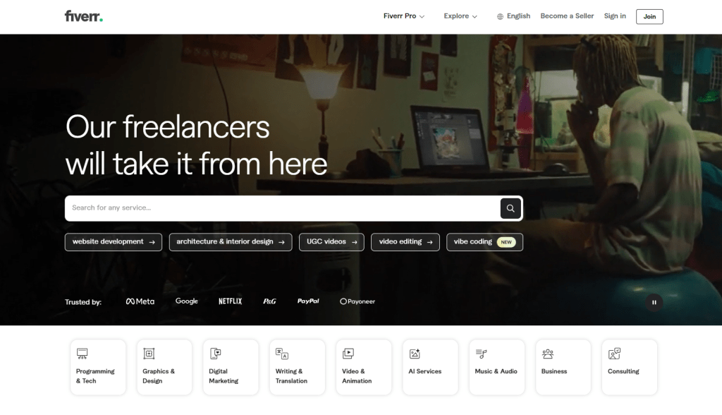 Fiverr - 30 Best Blogging Tools to Boost Your Blog in 2026
