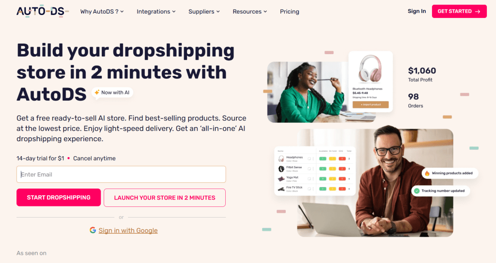 AutoDS: Automation & Multi-store Scaling