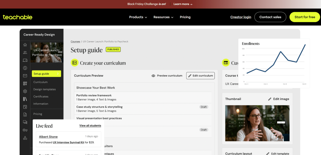 Teachable - 30 Best Blogging Tools to Boost Your Blog in 2026