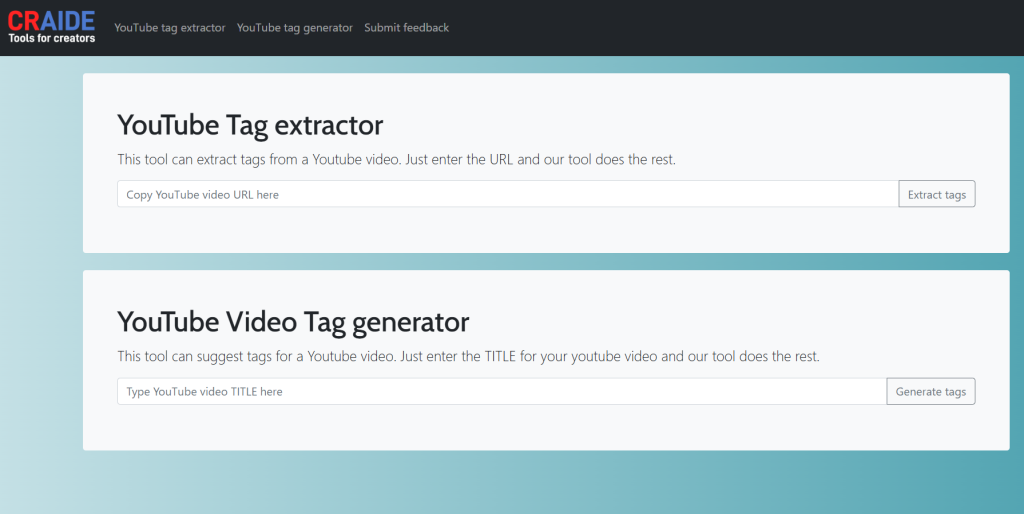 Craide - 10 Best YouTube Optimization Tools to Grow, Monetize & Succeed on YouTube