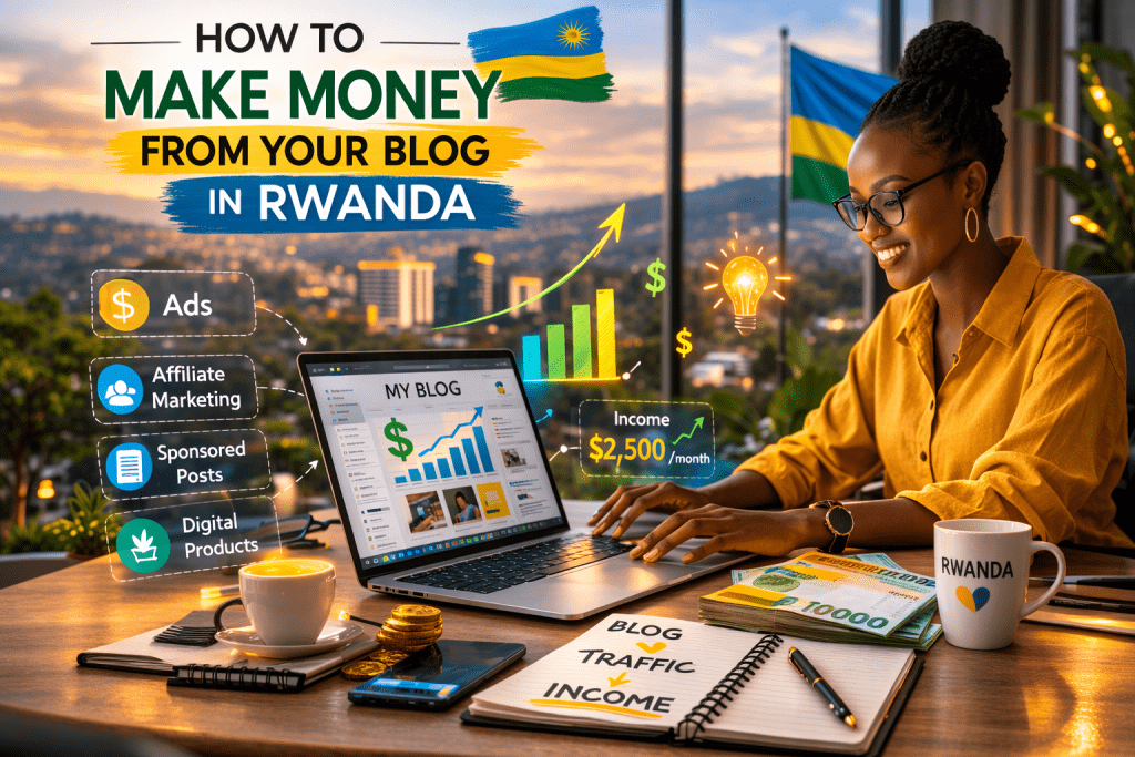 How to Start a Blog in Rwanda and Get Paid